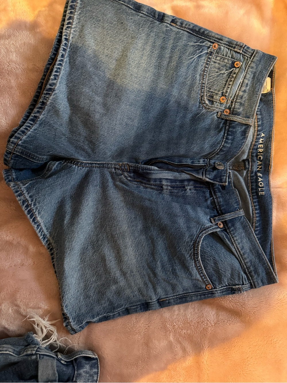 American Eagle Outfitters Blue Denim High-Rise Women’s Shorts